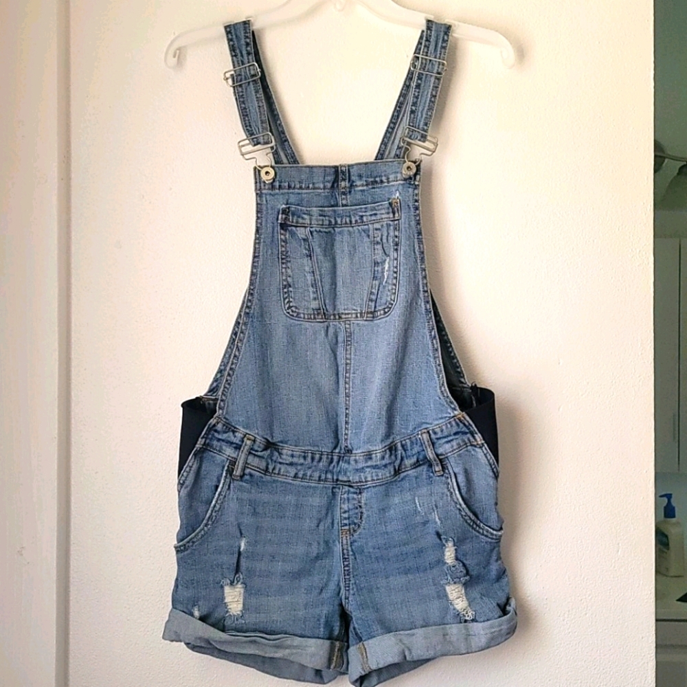 Maternity overalls shorts